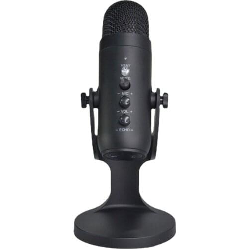 Computer Phone Type-c Port Condenser Microphone Game Live Song Recording Detachable USB Cable Microphone