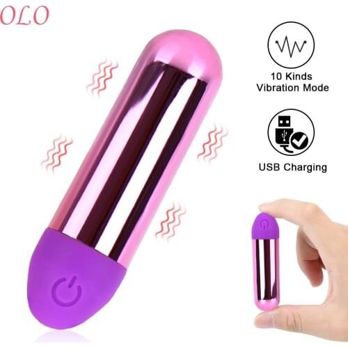 Mini Bullet Vibrator G Spot Massager Female Masturbator Sex Shop 10 Speed Sex Toys for Women Clitoral Stimulator