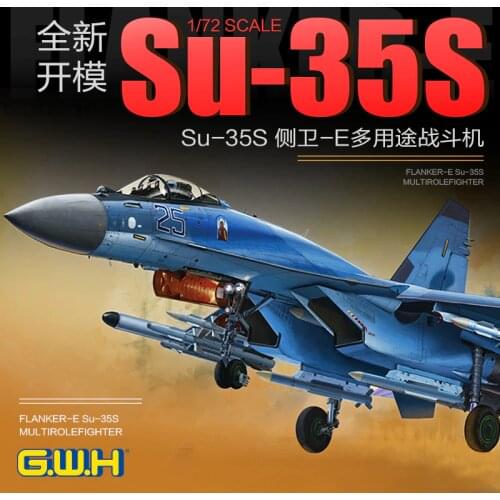 Great Wall Hobby L7207 1/72 Russian Su-35S "Flanker-E" Multirole Fighter - Scale Model Kit