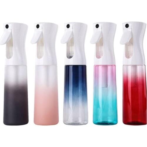 Gradient Color Hairdressing Spray Bottle Empty Bottle Refillable Mist Bottle Salon Barber Hair Tools Disinfection Spray Bottle