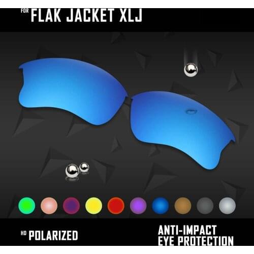 OOWLIT Lenses Replacements For Oakley Flak Jacket XLJ Sunglasses Polarized - Multi Colors
