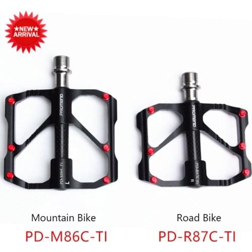 MTB Titanium Bicycle Pedal Titanium Shaft Carbon Tube Bicycle Pedal 86T Mountain Bike 3 Palin Pedal Road Bike Riding Pedal