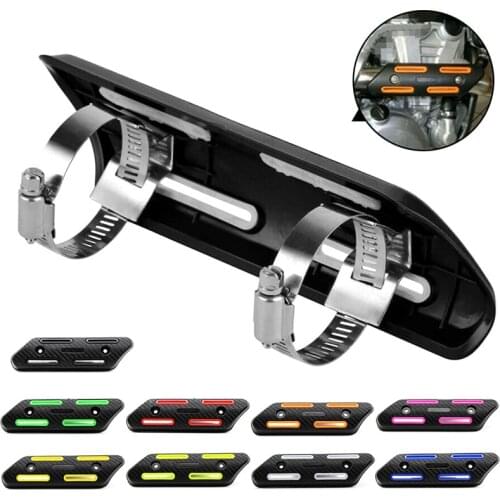 Universal Off-road Motorcycle Exhaust Silencer Tube Heat Shield Protector Protection Pit Cover Tube Bicycle