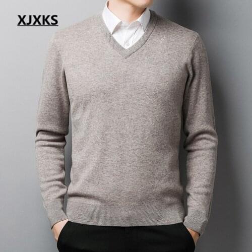 Мужские вязаные пуловеры XJXKS China At AliExpress