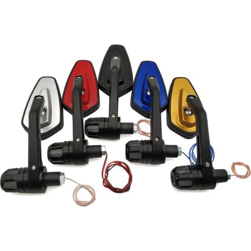 For Honda vfr 750 800 ST 1300 ST1300 Black SpiRit RC51 Motorcycle retrovisor Mirrors accessories With LED Turn signal Light