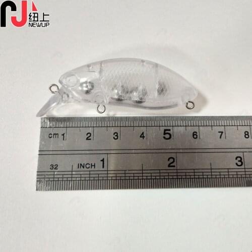 10PCS Blank Body Crankbait Fishing Lures 9.6g 6cm Fishing Artificial Japan Plastic Unpainted wobbler Crankbait