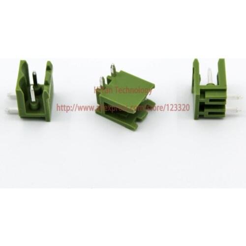 20sets/lot) PCB Screw Terminal Block Connector KF2EDGK 2P and 90 Degree Pin Header pitch:5.08MM/0.2inch Green 10A 300V 2Pins