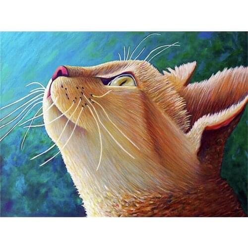 5d Diamond Painting New Arrivals Cute Cat Handmade Diamond Embroidery Animal Mosaic Full Square Gift Home Decor