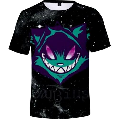 Rubius Z 3D Print Spring Summer Preppy Men/Women Street Clothes T-shirt Streetwear Kawaii Streetwear style Tshirt