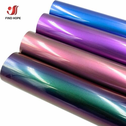 Chameleon Heat Transfer Vinyl Iron On T-Shirt Fairy Press Craft Iridescent HTV Easy To Weed 50*100cm