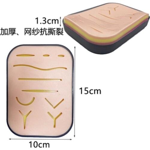 Surgical Tool Suture and Debridement Simulation Skin Model