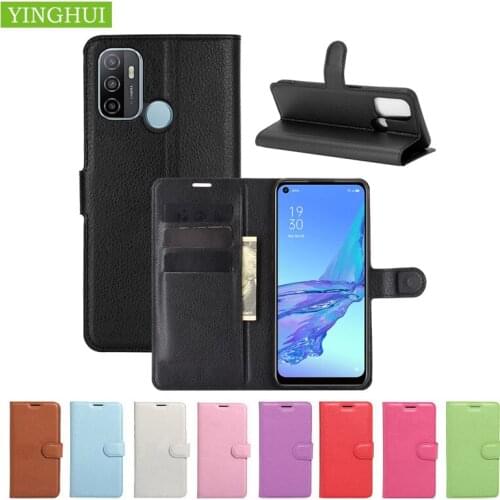 Litchi Texture Phone Case For VIVO Y12 Y15 Y17 Y19 Y20 Y20i Cover Wallet Leather Case Flip Cover with card and stand phone Case