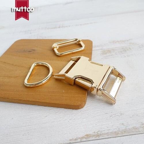 Metal buckle+adjust buckle+D ring/set) DIY Dog Collar pet products 3.0cm webbing zinc alloy buckle adjust buckles