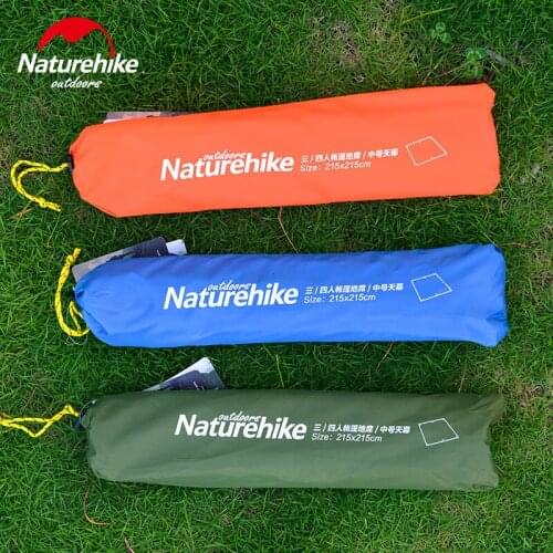 NatureHike 2-3 person Waterproof PU Coating High Quality 210T Oxford Material Camping Picnic Beach mat Tent Roof Tarp
