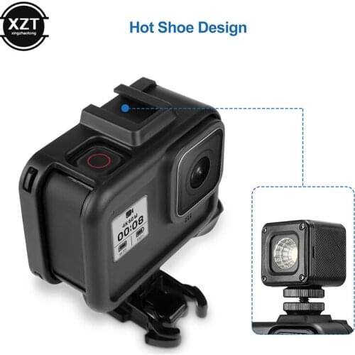 Plastic Case for GoPro Hero 8 Black Border Protective Case Shell Housing Frame protection Case Mount Action Camera Accessories