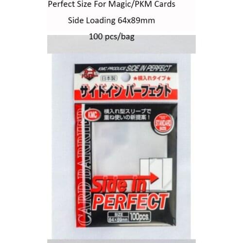 Transparent KMC Perfect Fit SLEEVES Card Barrier Board Game Cards Protector Trading Card Sleeve Pkm Game Cards Magic Protector