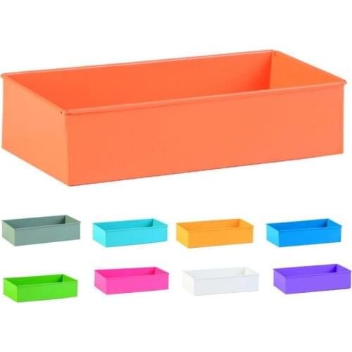 Rectangular Succulent Planter Pot Wrapping Edge Iron Minimalist Style Window Box for Table Toys Storage Box Clothes Storage