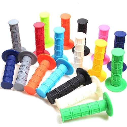 Handle Grips Motorcycle High Quality Dirt Pit Bike Motocross 7/8" Handlebar Rubber Gel Hand Grips Brake Hands