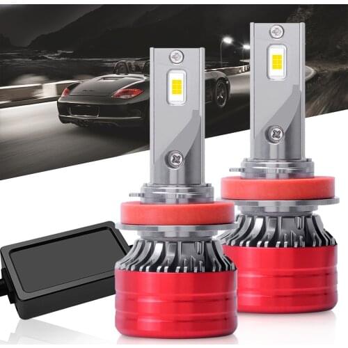 LED H7 H4 H11 9006 9005 Car Headlights Bulbs 110W 30000LM Decoder Automobile Headlamp Front Canbus Lights 6000K 12V 24V