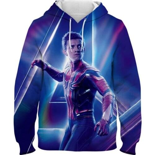 2021 New Spider Man hoodie mens womens childrens fashion casual sweatshirt 3d printing pullover street hip hop Harajuku coat