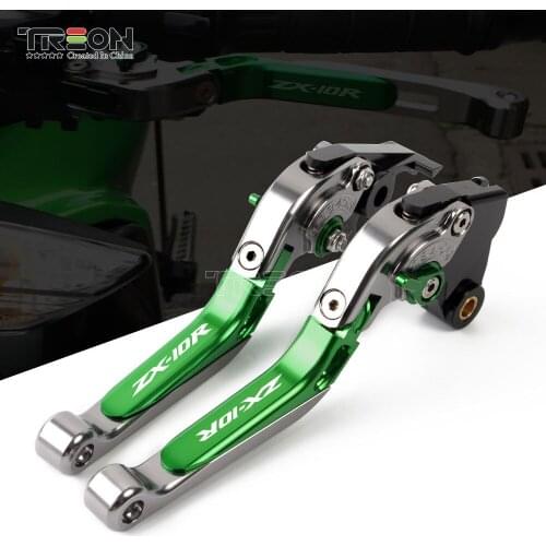 Motor Brake Lever For Kawasaki ZX10R ZX-10R 2006-2012 2013 2014 2015 Motorcycle Accessories CNC Aluminum Clutch Handle Levers