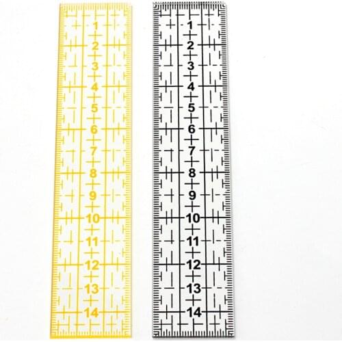 1pcs Rulers Transparent Acrylic Material Patchwork Ruler Quilting Ruler Tool QR-0315