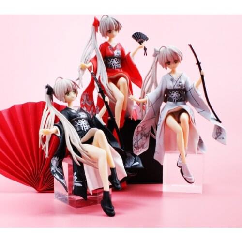 14CM 3 types Game Yosuga no Sora character Take the rabbit Cake decorations Model Collection toys fans Gift