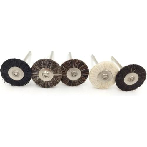 144pcs/lot Dremel Accessories Power Tools Grinding Wheel Polishing Brush Rotary Tools 19mm/22mm Wheel Brushes