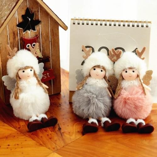 2022 New Year Gifts Christmas Angel Dolls Navidad Tree Ornaments Christmas Decoration for Home Natal 2021 Noel Xmas Party Decor