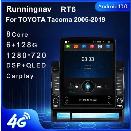 9.7" Android 10.1 For TOYOTA Tacoma 2005 2006 2007-2009 Tesla Type Car Radio Multimedia Video Player Navigation GPS RDS 2 Din