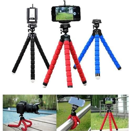 Phone Holder Mini Flexible Leg Octopus Tripod Bracket Selfie Stand Mount Monopod Styling Accessories For Mobile smartPhone