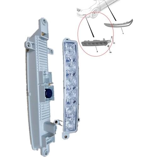 Daytime running light LED 9677409380 9802795580 045448 9812662180 For Peugeot 108/107/308 for Citroen C1/C3 For Toyota aygo