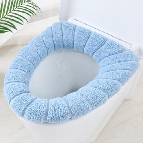 HOT Warm Soft Washable Toilet Seat Cover Mat Set for Home Decoration Closestool Mat Seat Case Toilet Lid Cover Accessories