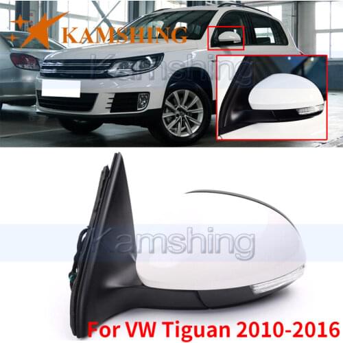 Kamshing For Volkswagen / VW Tiguan 2010-2016 Car Outside Rear View Mirror Side Mirror Reversing Back Parking Mirror Assembly