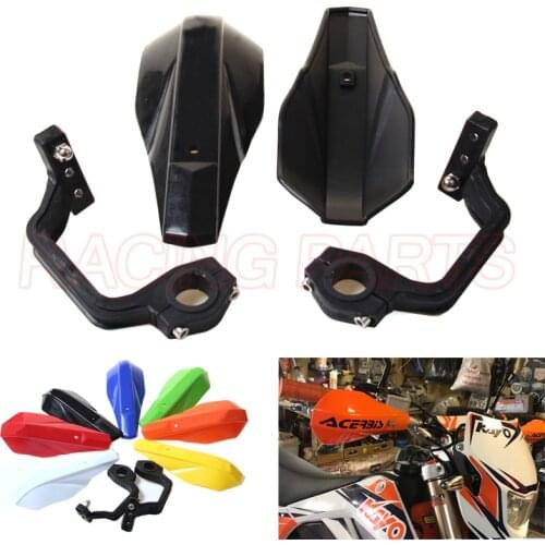 Cool Plastic Handle bar Brush Hand Guards Handguard Protector Protection Dirt Bike Street Bike Motorcycle Motocross ATV