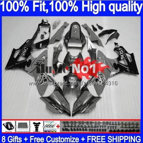 Injection Mold For BMW S 1000 RR S 1000RR 33MC.56 S1000 RR 2015 2016 2017 2018 S1000RR 15 16 17 18 grey glossy OEM Fairings Kit