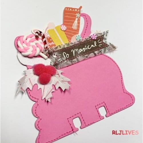 Santa Gift Bag Memorydex Metal Cutting Dies Stencils for DIY Scrapbooking Stamp/photo album Decorative Embossing DIY Paper Cards