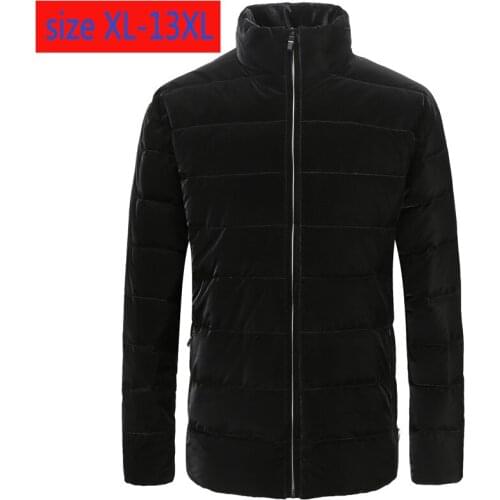 New arrival mens Stand collar Down Jacket Men Fashion Thick Casual super large coat plus size XL-5XL6XL7XL8XLXL10XL11XL12XL13XL