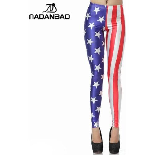 NADANBAO New Fashion Cute Cartoon Slim Legins High Waist Elastic Leggins Printed Women Leggings Women Pants