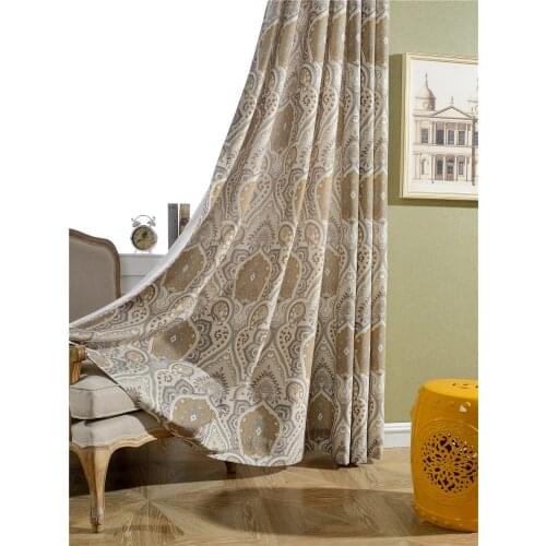 The new European-style garden / curtains / living room / luxury upscale / warm / bedroom curtains living room balcony