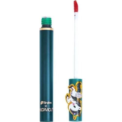 New Hudamoji Lip Gloss Lightweight Matte Long Lasting Waterproof Lipstick Nourish Moisturizing Professional Lip Makeup Gift