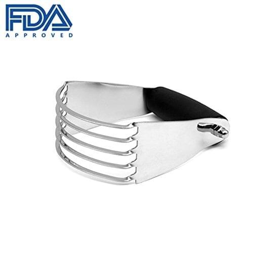 Pastry Cutter Dough Blender Pastry Blender Butter Mixer Stainless Steel Baking Pie Crust Biscuit Cookie Scones Muffin Easy To Us