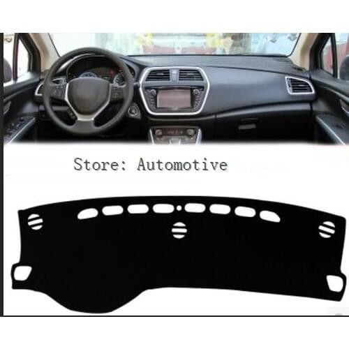 Good Fit For Suzuki SX4 S-Cross 2014 2015 2016 2017 Dashboard Cover Dashmat Dash Mat Pad Sun Shade Dash Board Cover Carpet