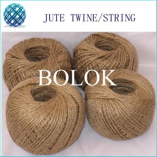 40PCS/Lot Natural jute twine (Dia.:2mm,110yards/ball, 2 ply twisted) by free shipping