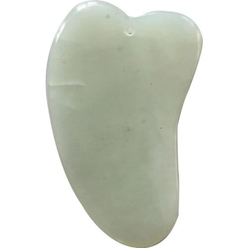 Natural Jade Guasha Board Natural Stone Scraper Chinese Gua Sha Tools For Face Neck Back Body Acupuncture Pressure Therapy