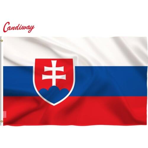 Slovakia FLAG slovak Banner EU 3*5feet Hanging Office/Activity/parade/Festival/Home Decoration NN054