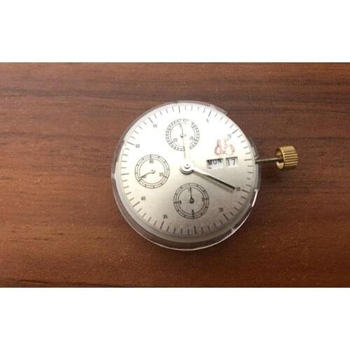 Clone 7750 Automatic Day Date Chronograph Movement ETA Valjoux Replacemet