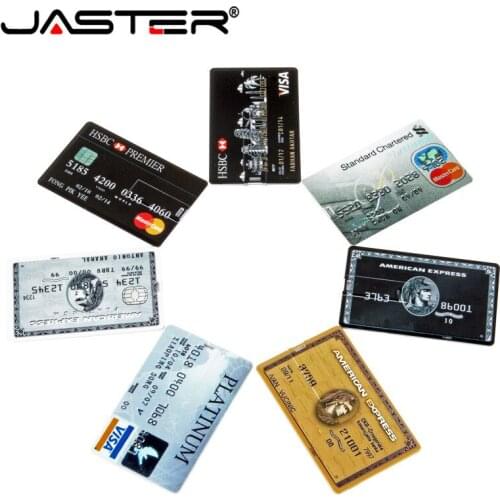 Usb stick Bank Credit Card USB Flash Drive 4GB 8GB 16GB 32GB 64GB 128GB pen drive Slim flash memory free delivery & custom logo