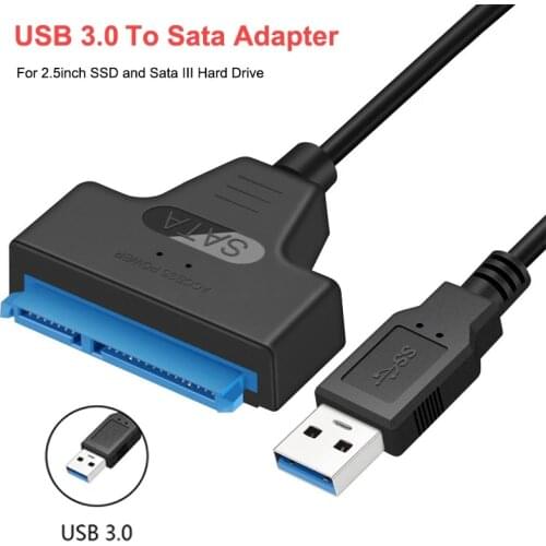 Usb SATA Cable SATA 3 To Usb 3.0 Adapter Computer Cables Connectors Usb SATA Adapter Cable Support 2.5 Inches Ssd Hdd Hard Drive