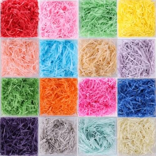 10g per bag DIY Paper Raffia Shredded Paper Confetti Gift Box Filling Material Wedding Christmas Home Decoration supplies